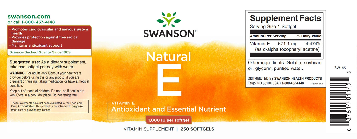 Vitamina E natural