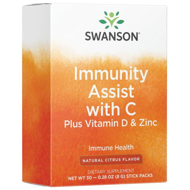 Auxiliar de imunidade com vitamina D e zinco C Plus - sabor cítrico